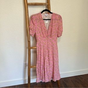 Ghost midi dress NWT